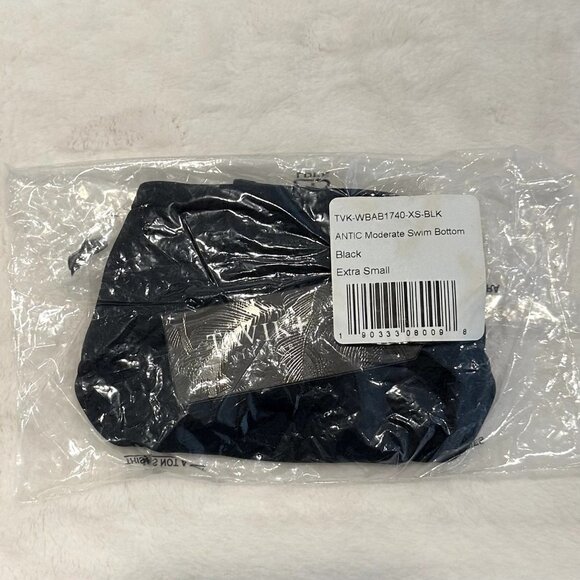 NWT Tavik Antic Moderate Swim Bottom in Black - Extra Small - Picture 6 of 8